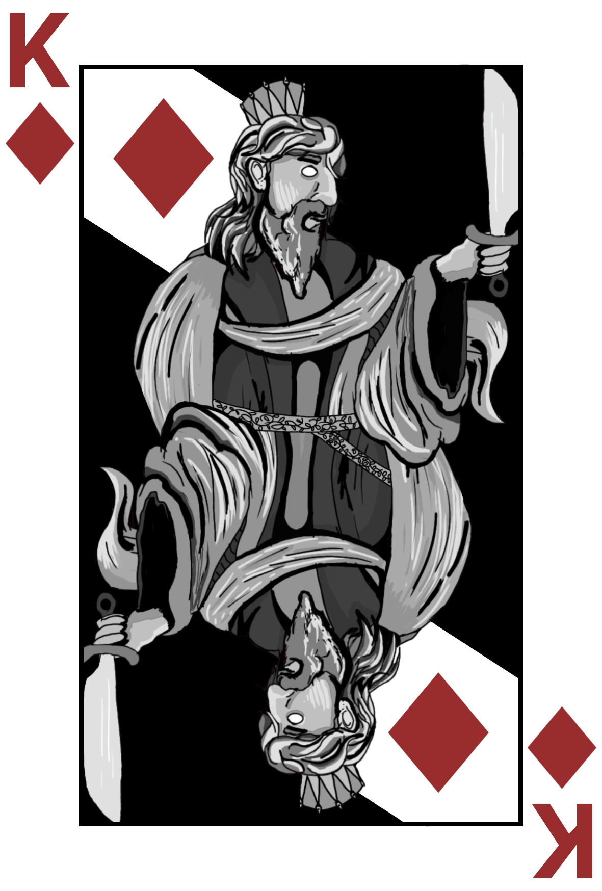 Noir Deck king of diamonds